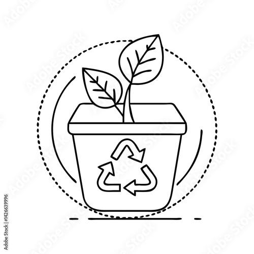 biodegradable icon, biodegradable vector illustration-simple illustration of biodegradable, perfect for biodegradable logos and icons