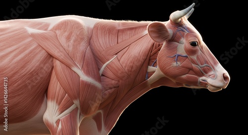 Cow Anatomy Illustration