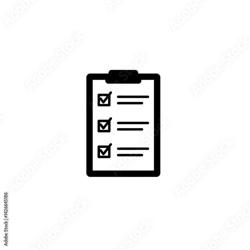 A clipboard shows completed tasks with checkmarks beside each line
