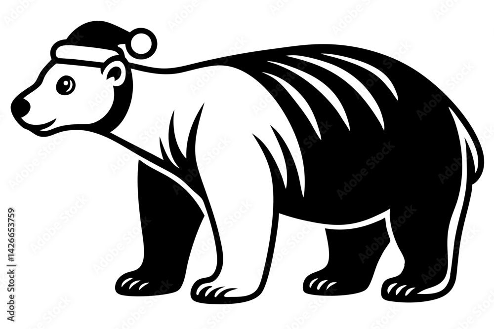 Fototapeta premium baby elephant cartoon