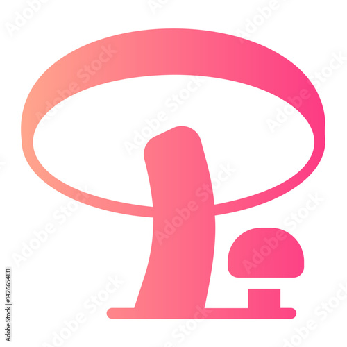 mushroom gradient icon