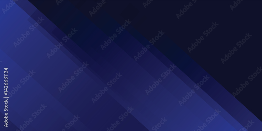 Obraz premium abstract blue and black are light pattern with the gradient is the with floor wall metal texture soft tech diagonal background black dark clean modern. vector illustration