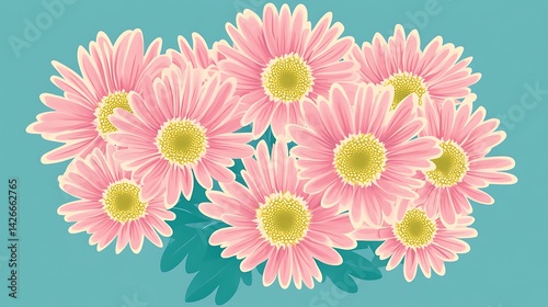 Pink Chrysanthemum Bouquet.