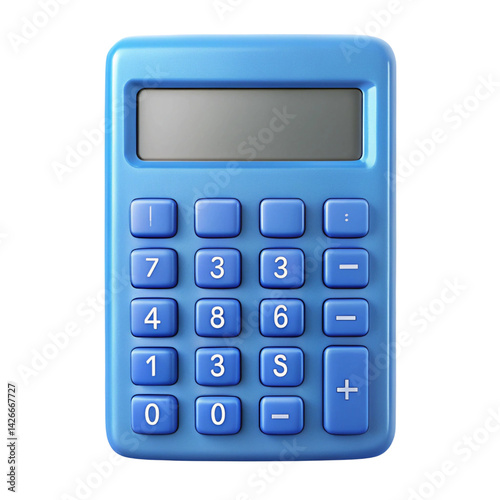 calculator on white background