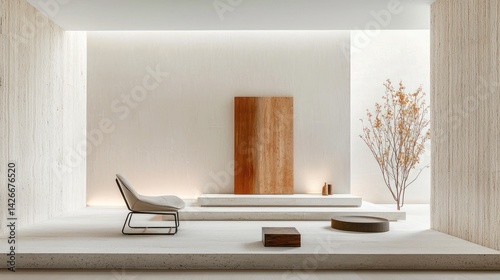 Minimalist Zen-Inspired Living Space