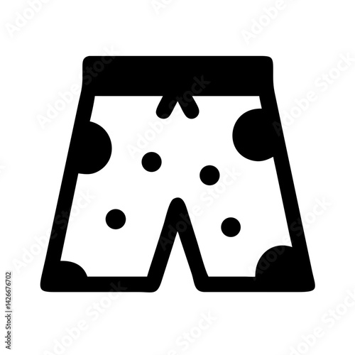 Beach Shorts with Spots Icon Design