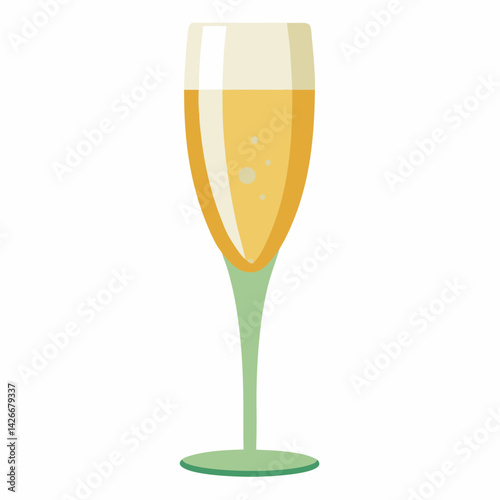 glass of champagne