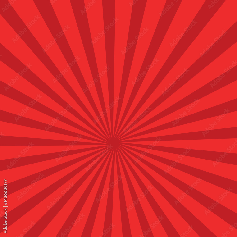 Abstract orange red sunburst background with sun ray. Pattern of starburst. Texture with light of sunburst. Radial beam of sunlight. Retro background with flash. Design of sunbeams. Abstract orange red sunburst background with sun ray. Pattern of starburst. Texture with light of sunburst. Radial beam of sunlight. Retro background with flash. Design of sunbeams.