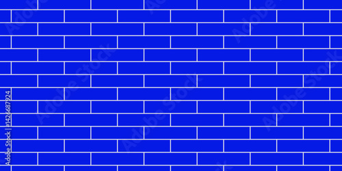 Blue brick wall background. blue stone brick wall seamless background. Seamless Texture Pattern of a Brick Wall. blue bricks wall 3d illustration. Brick wall Texture. wall stone texture background.