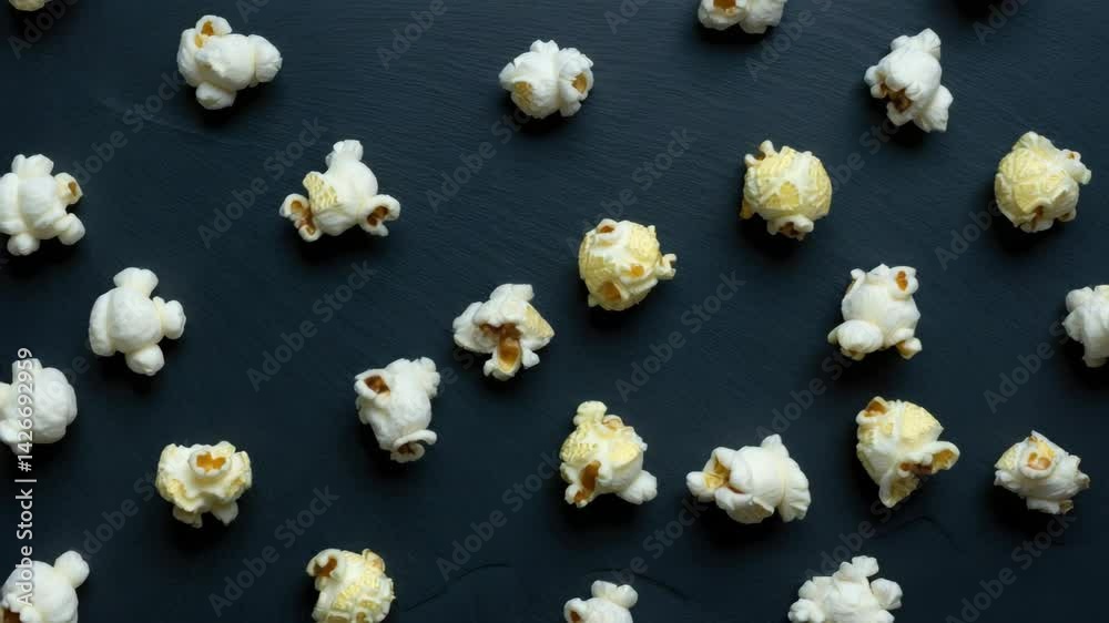 custom made wallpaper toronto digitalPopcorn spread out on dark surface