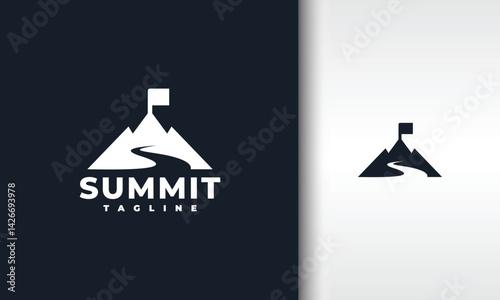 mountain peak goal logo