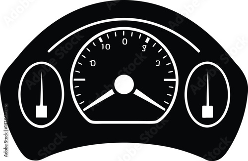 speedometer and fuel gauge