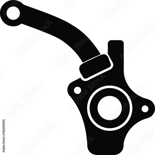 pump jack isolated on white background