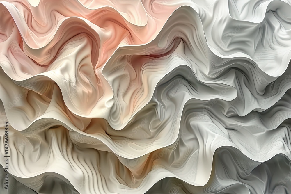 Obraz premium Social Media Soft Gradient Transitioning From Light Blue