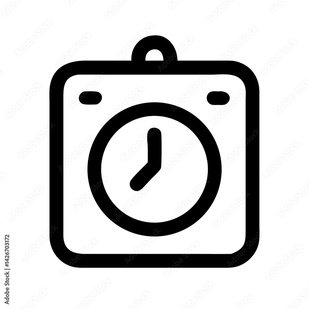 Digital Kitchen Timer for Cooking Icon Design Digital Kitchen Timer for Cooking Icon Design
