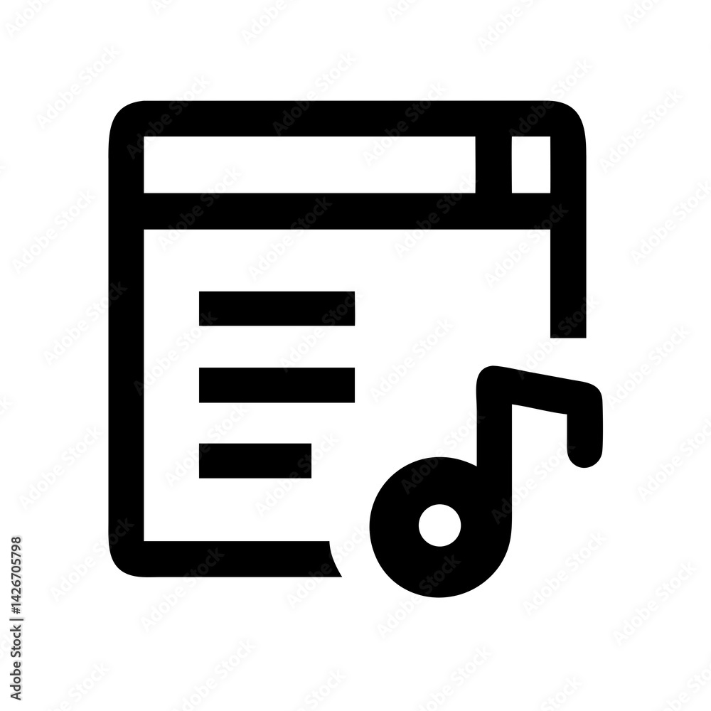 Music Playlist Website Icon Design Music Playlist Website Icon Design