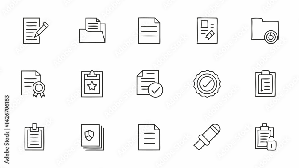 document set of web icons in line style documents (1).eps document set of web icons in line style documents (1).eps