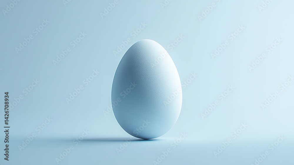 An egg isolated on a pure white background, realistic lighting and shadow, ideal for cut-out and compositing An egg isolated on a pure white background, realistic lighting and shadow, ideal for cut-out and compositing