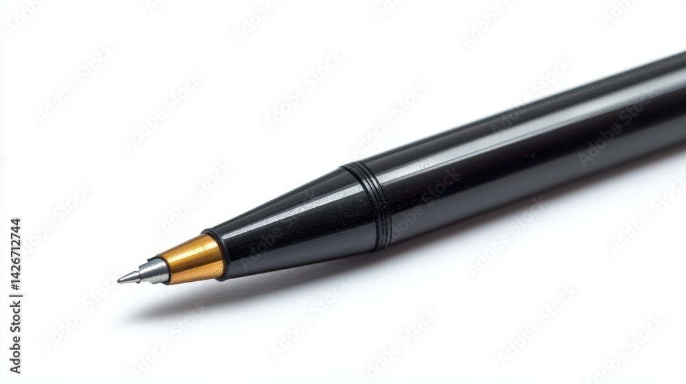 A tablet stylus isolated on a pure white background, realistic lighting and shadow, ideal for cut-out and compositing A tablet stylus isolated on a pure white background, realistic lighting and shadow, ideal for cut-out and compositing