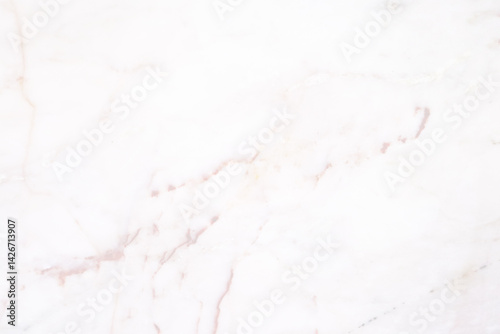Elegant White Marble Background with Subtle Pink Veins and Texture