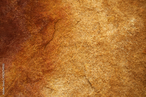 rain drop on water and heavy hard granite stone surface of cave for interior wallpaper