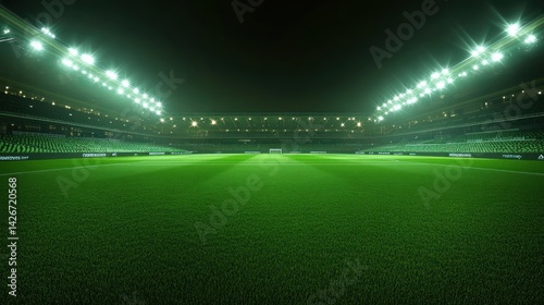 A large stadium field lights sports.
