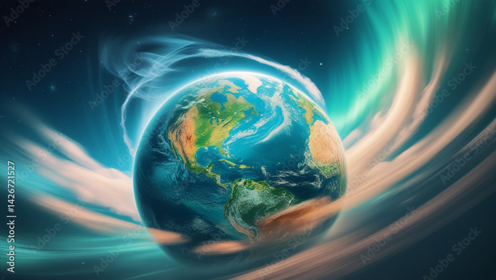 planet earth in space planet earth in space