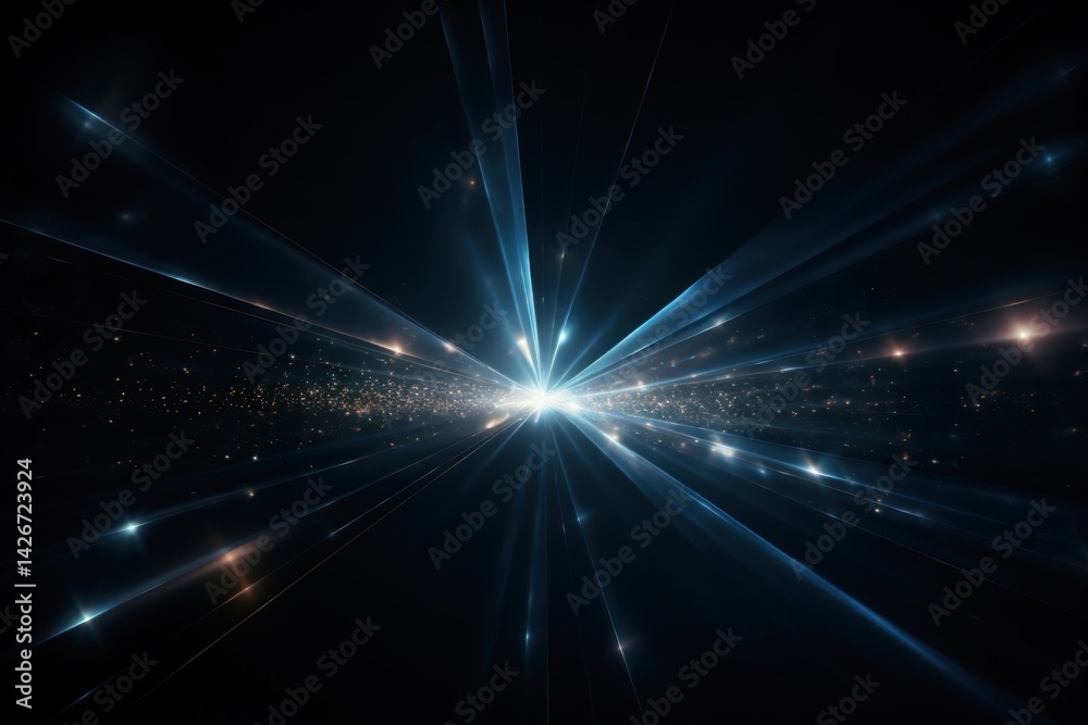 Obraz premium Lens light backgrounds sparks.