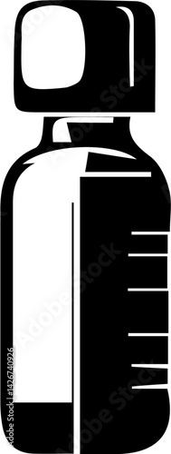 Vector illustration of black and white medical equipment icons. Includes tools like stethoscopes, syringes, and scissors alongside heart rate symbols. Great for health-care designs and medical-themed 
