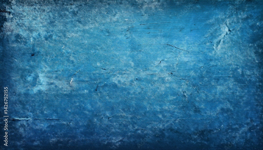 Fototapeta premium grunge old blue weathered paper with scratch texture
