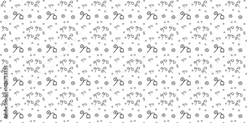 Seamless floral pattern vector illustration