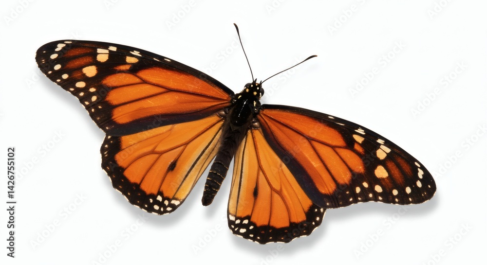 Obraz premium Butterfly isolated on white background