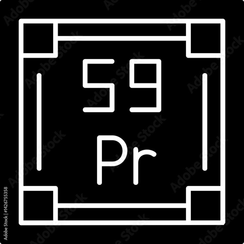 Praseodymium icon