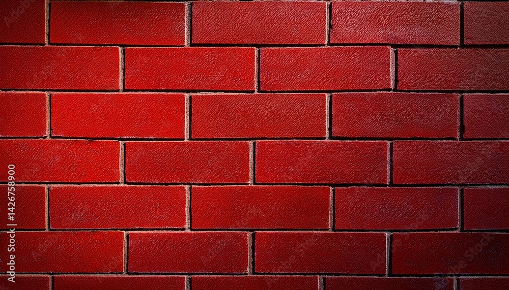 Fototapeta premium red bricks wall texture background and wallpaper