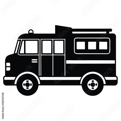 fire truck vector illustration