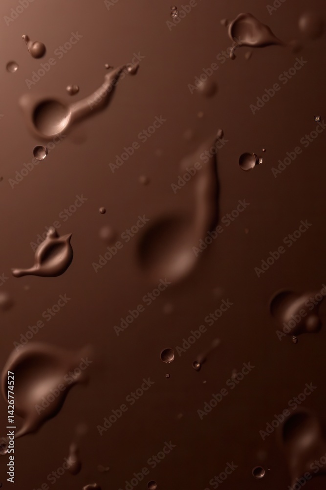 Fototapeta premium Chocolate Splash Abstract Background
