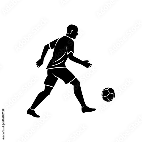 futsal players vector silhouette