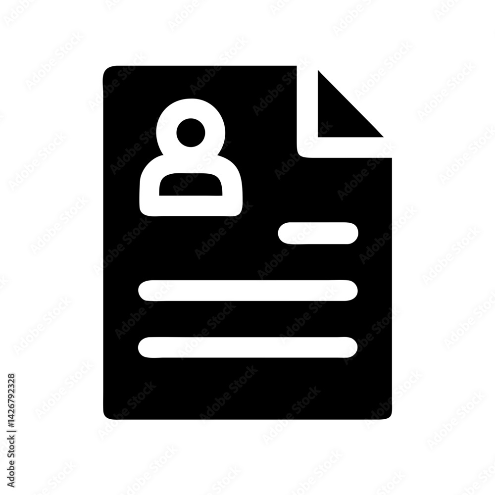 Resume Scroll Document Icon Design Resume Scroll Document Icon Design
