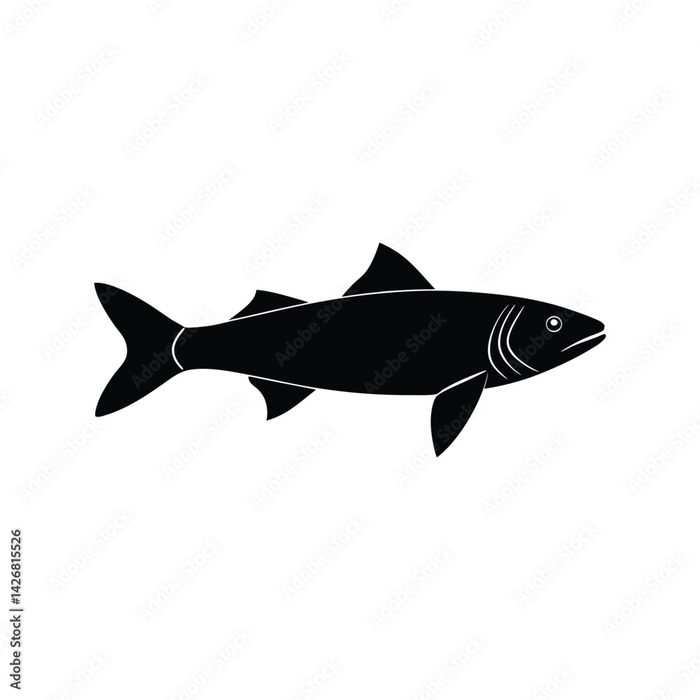 Obraz premium herring silhouette art