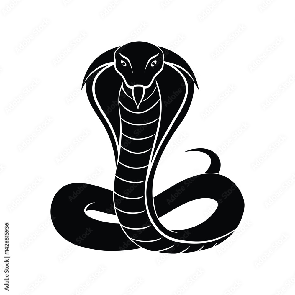 Fototapeta premium cobra silhouette