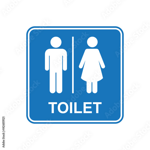 Toilet icon vector design sticker