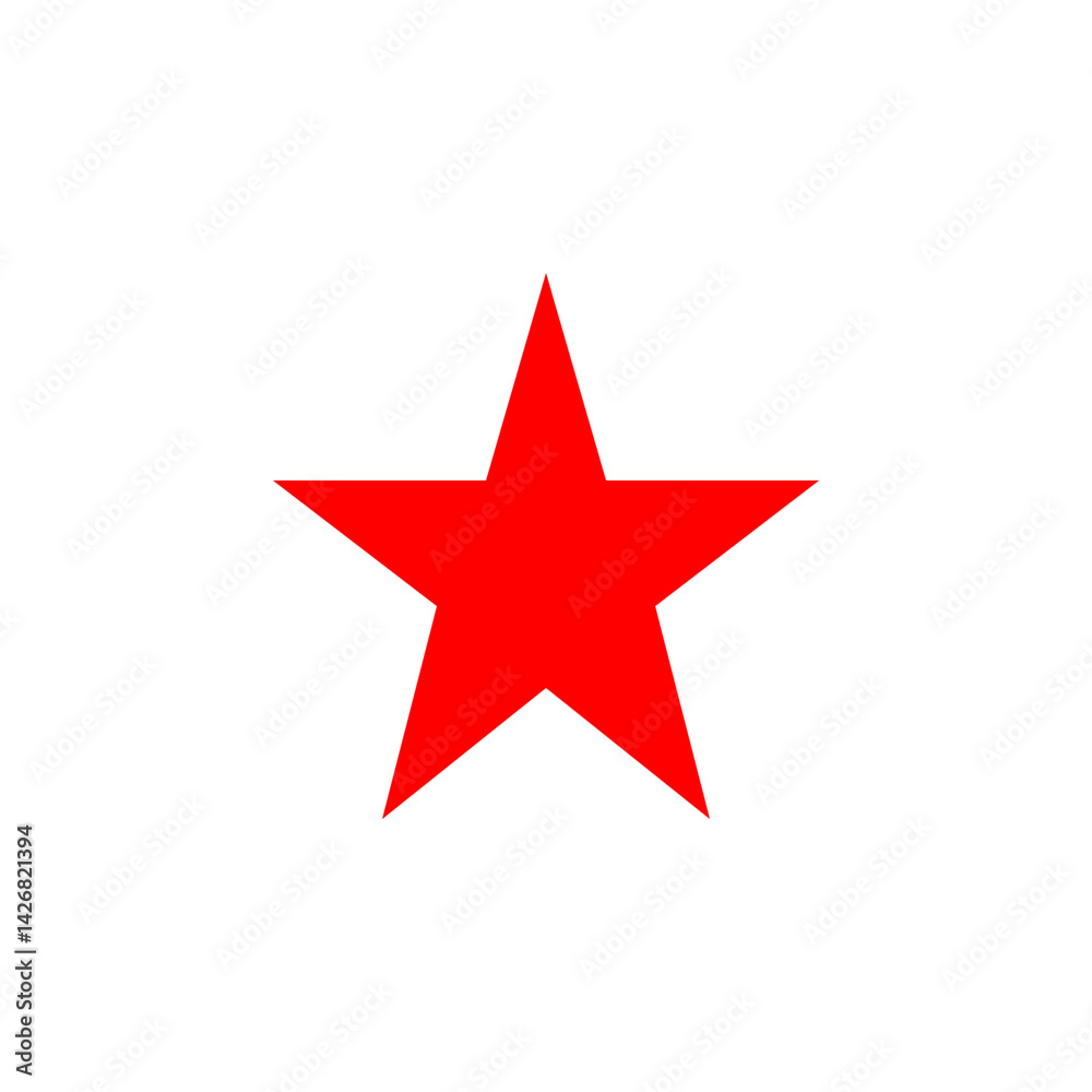 Red Star Isolate Background PNG – Simple Shape and Design Element Red Star Isolate Background PNG – Simple Shape and Design Element