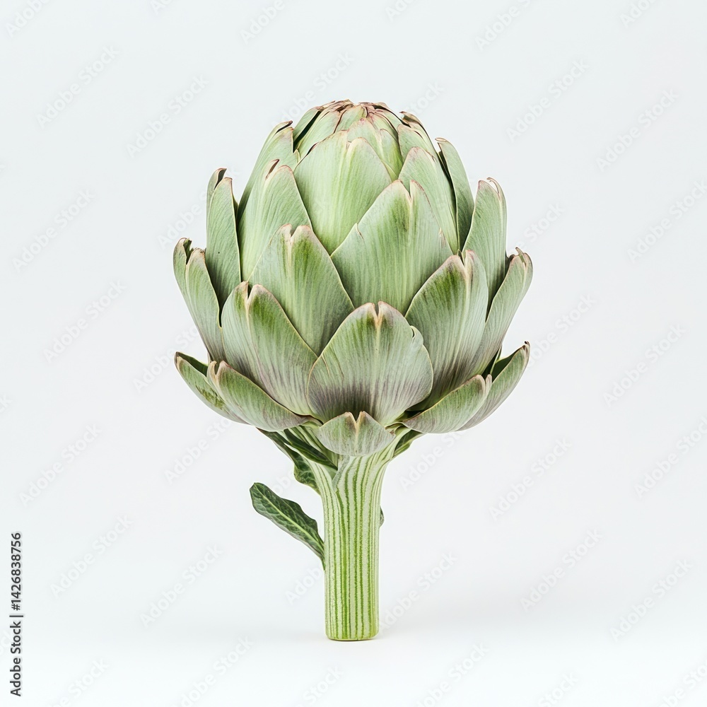 Obraz premium Artichokes artichoke vegetable isolated.