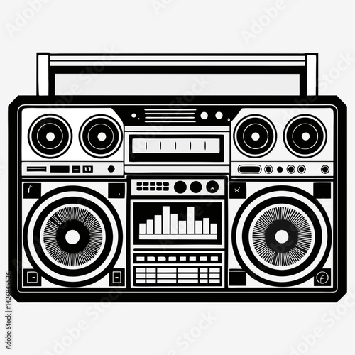 retro radio set