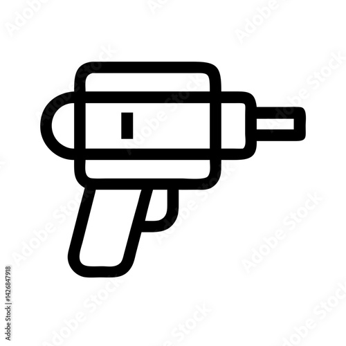Water Gun Toy Blaster Spray Icon Design