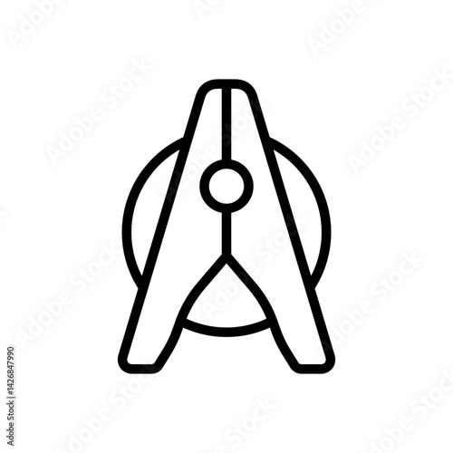 clothespin icon vector design illustration
