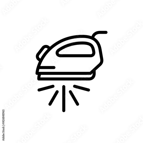 Iron icon vector design illustration