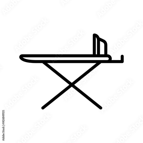 Ironing clothes icon vector design