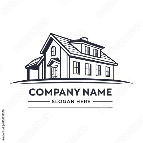 Classic house logo design