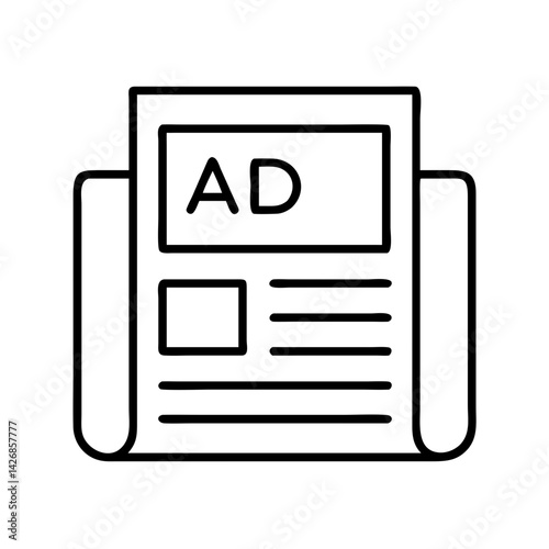 Advertising newspaper ad media marketing promotion publication announcement classifieds newsprint